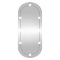 vidaXL Specchio da Parete con Luci LED 45x100 cm Vetro Ovale vidaXL Specchio da Parete con Luci LED 45x100 cm Vetro Ovale
