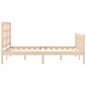 vidaXL Giroletto senza Materasso 140x200 cm in Legno Massello di Pino vidaXL Giroletto senza Materasso 140x200 cm in Legno Massello di Pino