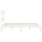 vidaXL Giroletto senza Materasso Bianco 140x200 cm Legno Massello Pino vidaXL Giroletto senza Materasso Bianco 140x200 cm Legno Massello Pino