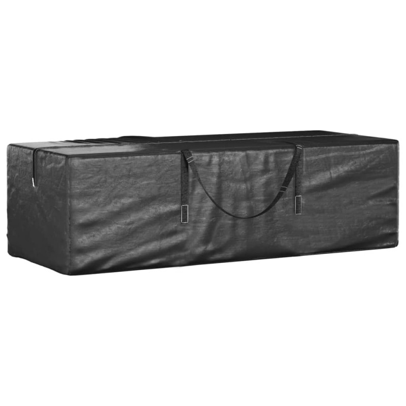 vidaXL Custodia per Albero di Natale Nera 135x40x55 cm Polietilene vidaXL Custodia per Albero di Natale Nera 135x40x55 cm Polietilene