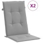 vidaXL Sedie da Giardino Reclinabili con Cuscini 2 pz in Legno di Teak vidaXL Sedie da Giardino Reclinabili con Cuscini 2 pz in Legno di Teak