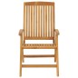 vidaXL Sedie da Giardino Reclinabili con Cuscini 6 pz in Legno di Teak vidaXL Sedie da Giardino Reclinabili con Cuscini 6 pz in Legno di Teak