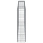 vidaXL Cesti Gabbioni ad Arco 15 pz 400x50x180/200 cm Ferro Zincato vidaXL Cesti Gabbioni ad Arco 15 pz 400x50x180/200 cm Ferro Zincato