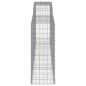 vidaXL Cesti Gabbioni ad Arco 25 pz 400x50x120/140 cm Ferro Zincato vidaXL Cesti Gabbioni ad Arco 25 pz 400x50x120/140 cm Ferro Zincato