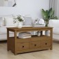Tavolino da Salotto Miele 102x49x55cm in Legno Massello di Pino Tavolino da Salotto Miele 102x49x55cm in Legno Massello di Pino