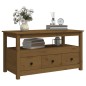 Tavolino da Salotto Miele 102x49x55cm in Legno Massello di Pino Tavolino da Salotto Miele 102x49x55cm in Legno Massello di Pino