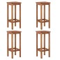 vidaXL Set da Bar da Giardino 5 pz in Legno Massello di Acacia