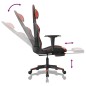 vidaXL Sedia da Gaming con Poggiapiedi Nero e Rosso in Similpelle vidaXL Sedia da Gaming con Poggiapiedi Nero e Rosso in Similpelle