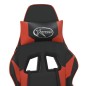 vidaXL Sedia da Gaming con Poggiapiedi Nero e Rosso in Similpelle vidaXL Sedia da Gaming con Poggiapiedi Nero e Rosso in Similpelle