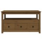 Tavolino da Salotto Miele 102x49x55cm in Legno Massello di Pino Tavolino da Salotto Miele 102x49x55cm in Legno Massello di Pino