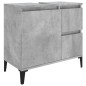 vidaXL Set di Mobili da Bagno 3 pz Grigio Cemento in Legno Multistrato vidaXL Set di Mobili da Bagno 3 pz Grigio Cemento in Legno Multistrato