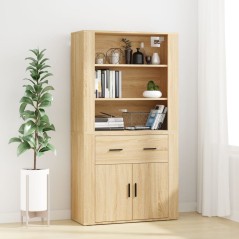 vidaXL Credenza Rovere Sonoma in Legno Multistrato