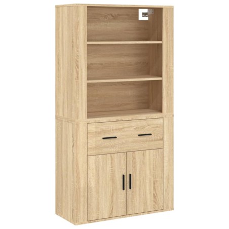 vidaXL Credenza Rovere Sonoma in Legno Multistrato