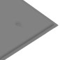 vidaXL Panca da Giardino 2 Posti con Cuscino 120cm Grigia in Eucalipto