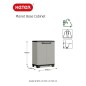 Keter Armadietto Portaoggetti Basso Planet Grigio e Nero 