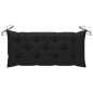 vidaXL Panca da Giardino 2 Posti con Cuscino 120cm Grigia in Eucalipto vidaXL Panca da Giardino 2 Posti con Cuscino 120cm Grigia in Eucalipto