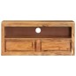Mobile Porta TV 88x30x40 cm in Legno Massello di Acacia Mobile Porta TV 88x30x40 cm in Legno Massello di Acacia