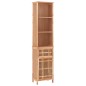 vidaXL Set Mobili da Bagno 5pz in Legno Massello di Noce vidaXL Set Mobili da Bagno 5pz in Legno Massello di Noce