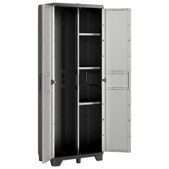 Keter Armadietto Multiuso Gear Nero e Grigio 182 cm