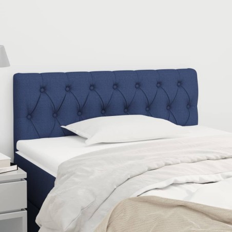 vidaXL Testiera Blu 100 x 7 x 78/88 cm in Tessuto