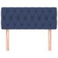 vidaXL Testiera Blu 100 x 7 x 78/88 cm in Tessuto vidaXL Testiera Blu 100 x 7 x 78/88 cm in Tessuto
