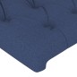 vidaXL Testiera Blu 100 x 7 x 78/88 cm in Tessuto vidaXL Testiera Blu 100 x 7 x 78/88 cm in Tessuto