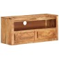 Mobile Porta TV 88x30x40 cm in Legno Massello di Acacia Mobile Porta TV 88x30x40 cm in Legno Massello di Acacia