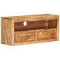 Mobile Porta TV 88x30x40 cm in Legno Massello di Acacia Mobile Porta TV 88x30x40 cm in Legno Massello di Acacia