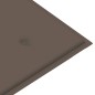 vidaXL Panca da Giardino 3 Posti con Cuscino 150cm Grigia in Eucalipto vidaXL Panca da Giardino 3 Posti con Cuscino 150cm Grigia in Eucalipto