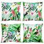vidaXL Cuscini Decorativi 4 pz Multicolore 50x50 cm in Tessuto