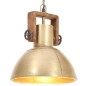 vidaXL Lampada a Sospensione Industriale 25 W Ottone Rotonda 30 cm E27 vidaXL Lampada a Sospensione Industriale 25 W Ottone Rotonda 30 cm E27