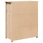 vidaXL Credenza 83x41,5x100 cm in Legno Massello di Pino vidaXL Credenza 83x41,5x100 cm in Legno Massello di Pino