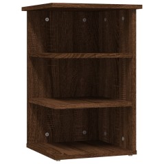 vidaXL Mobiletto Laterale Rovere Marrone 35x35x55 cm Legno Multistrato