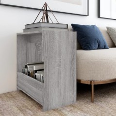 vidaXL Tavolino Grigio Sonoma 50x26x50 cm in Legno Multistrato