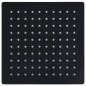 vidaXL Testa Doccia a Pioggia in Acciaio Inoxe 20x20 cm Quadrata Nera vidaXL Testa Doccia a Pioggia in Acciaio Inoxe 20x20 cm Quadrata Nera