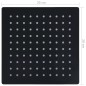 vidaXL Testa Doccia a Pioggia in Acciaio Inoxe 20x20 cm Quadrata Nera vidaXL Testa Doccia a Pioggia in Acciaio Inoxe 20x20 cm Quadrata Nera