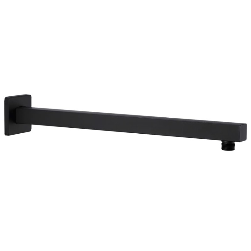 vidaXL Braccio di Supporto Doccia Quadrato Acciaio 201 Nero 40 cm vidaXL Braccio di Supporto Doccia Quadrato Acciaio 201 Nero 40 cm