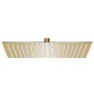vidaXL Testa Doccia a Pioggia in Acciaio Inox 50x50 cm Quadrata Oro vidaXL Testa Doccia a Pioggia in Acciaio Inox 50x50 cm Quadrata Oro