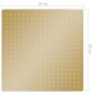 vidaXL Testa Doccia a Pioggia in Acciaio Inox 50x50 cm Quadrata Oro vidaXL Testa Doccia a Pioggia in Acciaio Inox 50x50 cm Quadrata Oro