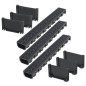 vidaXL Canalette di Drenaggio in Plastica 3 m vidaXL Canalette di Drenaggio in Plastica 3 m