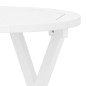 vidaXL Tavolo da Giardino Pieghevole Bianco Ø 46 cm Massello di Acacia vidaXL Tavolo da Giardino Pieghevole Bianco Ø 46 cm Massello di Acacia