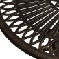 vidaXL Tavolo da Giardino Bronzo 62x62x65 cm in Alluminio Pressofuso