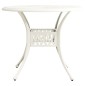vidaXL Tavolo da Giardino Bianco 90x90x74 cm in Alluminio Pressofuso vidaXL Tavolo da Giardino Bianco 90x90x74 cm in Alluminio Pressofuso