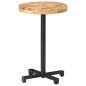 vidaXL Tavolino da Bistrot Rotondo Ø50x75 cm in Legno di Mango Grezzo vidaXL Tavolino da Bistrot Rotondo Ø50x75 cm in Legno di Mango Grezzo