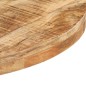 vidaXL Tavolino da Bistrot Rotondo Ø50x75 cm in Legno di Mango Grezzo vidaXL Tavolino da Bistrot Rotondo Ø50x75 cm in Legno di Mango Grezzo