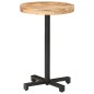vidaXL Tavolino da Bistrot Rotondo Ø50x75 cm in Legno di Mango Grezzo vidaXL Tavolino da Bistrot Rotondo Ø50x75 cm in Legno di Mango Grezzo