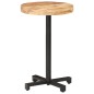 vidaXL Tavolino da Bistrot Rotondo Ø50x75 cm in Legno di Mango Grezzo vidaXL Tavolino da Bistrot Rotondo Ø50x75 cm in Legno di Mango Grezzo