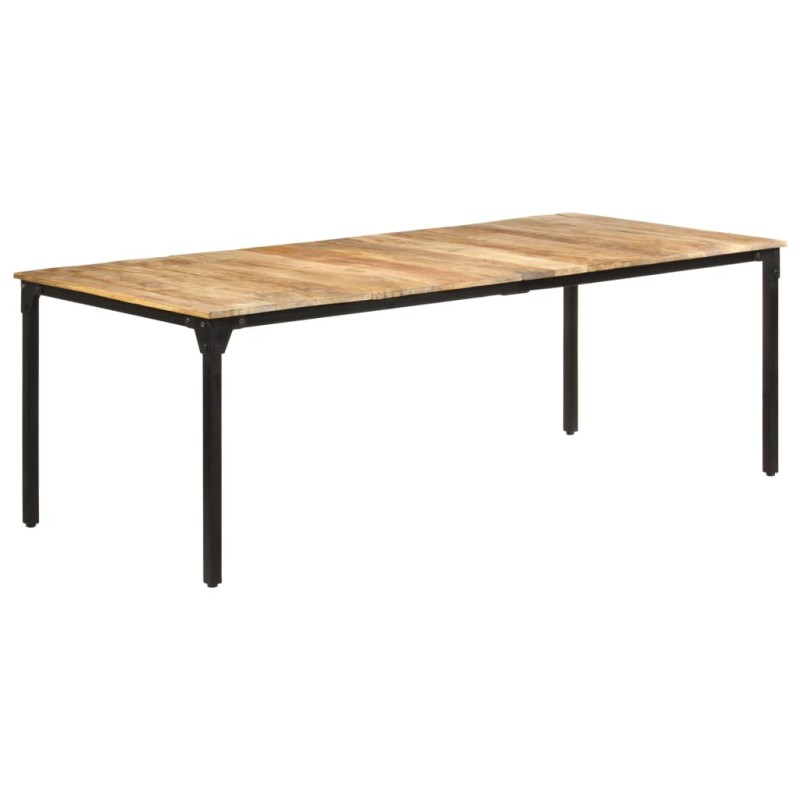 vidaXL Tavolo da Pranzo 220x100x76 cm in Legno di Mango Grezzo vidaXL Tavolo da Pranzo 220x100x76 cm in Legno di Mango Grezzo