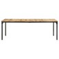 vidaXL Tavolo da Pranzo 220x100x76 cm in Legno di Mango Grezzo vidaXL Tavolo da Pranzo 220x100x76 cm in Legno di Mango Grezzo