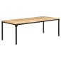 vidaXL Tavolo da Pranzo 220x100x76 cm in Legno di Mango Grezzo vidaXL Tavolo da Pranzo 220x100x76 cm in Legno di Mango Grezzo